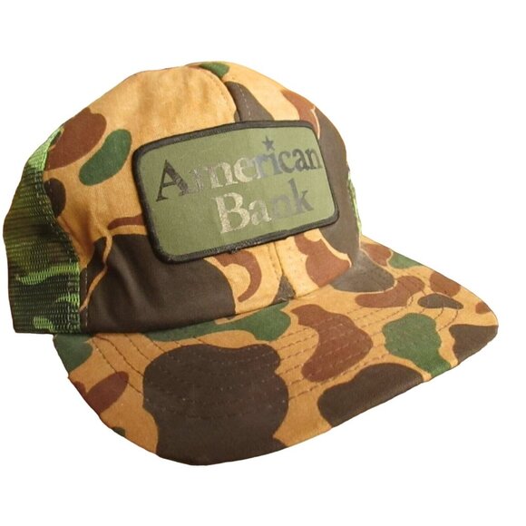 NEW NOS CAMO NEW MEXICO Hat Cap Snap Back Embroidered Farmer Construction - Picture 2 of 4